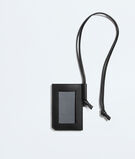Badge holder in Intrecciato piccolo calf leather with contrasted interior., , hi-res