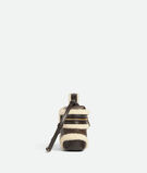 Vanity case in aviator merino shearling with detachable strap., , hi-res
