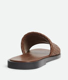 Mule sandal realised in smooth lambskin with all-over Intrecciato craftsmanship., , hi-res