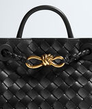 Top handle bag in supple Intrecciato leather with signature knot detail and sliding cross-body strap., , hi-res