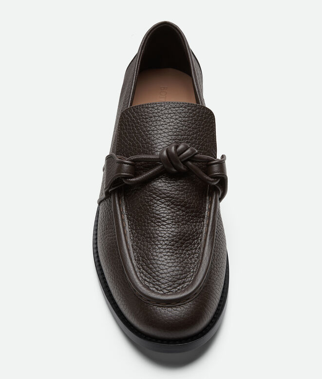 LOAFER WITH LEATHER KNOT, , hi-res