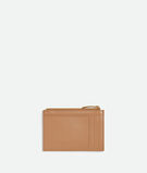 Zipped card case in Intrecciato nappa leather., , hi-res