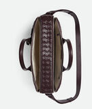 Briefcase in soft Intrecciato leather with adjustable&nbsp;and detachable&nbsp;strap and signature knot detail., , hi-res