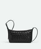 Phone pouch in Intrecciato calf leather with adjustable cross-body strap., , hi-res