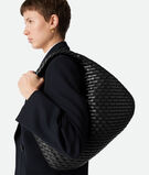 Shoulder bag with seamless Intrecciato craftsmanship in padded, supple leather., , hi-res