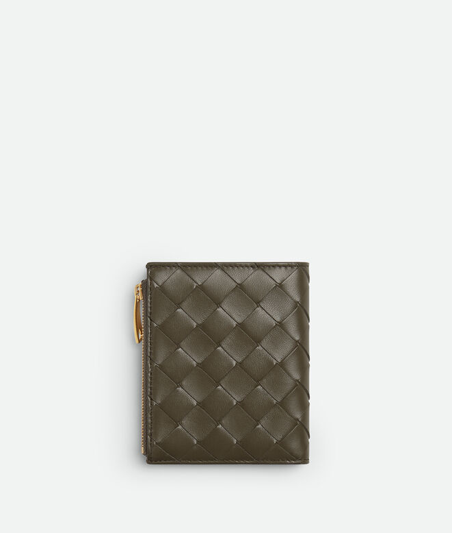 Intrecciato Small Bi-Fold Wallet, , hi-res