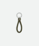 Key ring in Intreccio coaxial nappa leather. , , hi-res