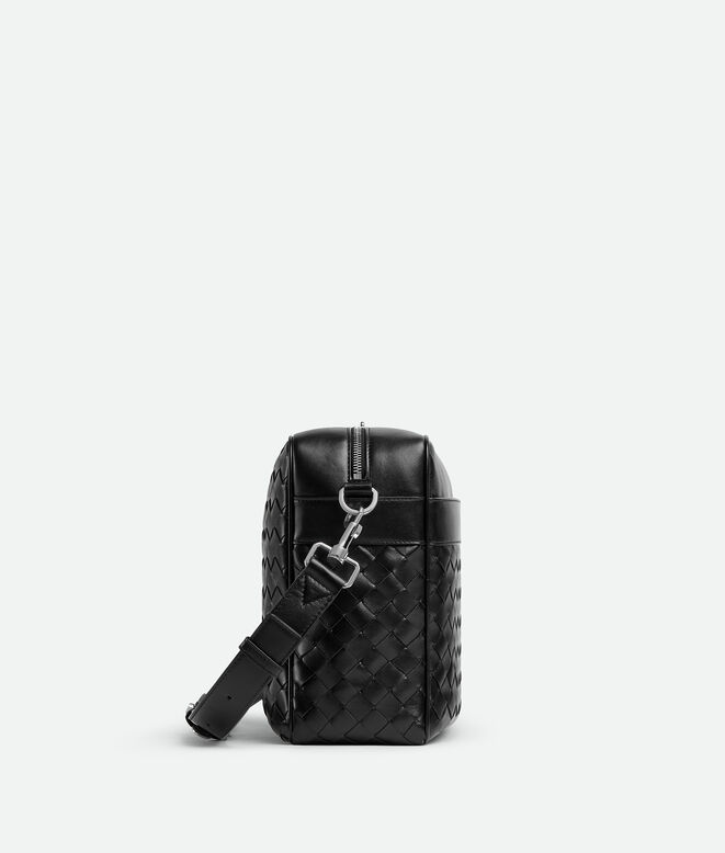 Cross-body bag in Intrecciato leather with detachable strap., , hi-res