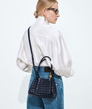 Shoulder bag in supple Intrecciato leather with signature knot detail and detachable cross-body strap. , , hi-res