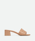 KITTEN HEEL MULE SANDAL