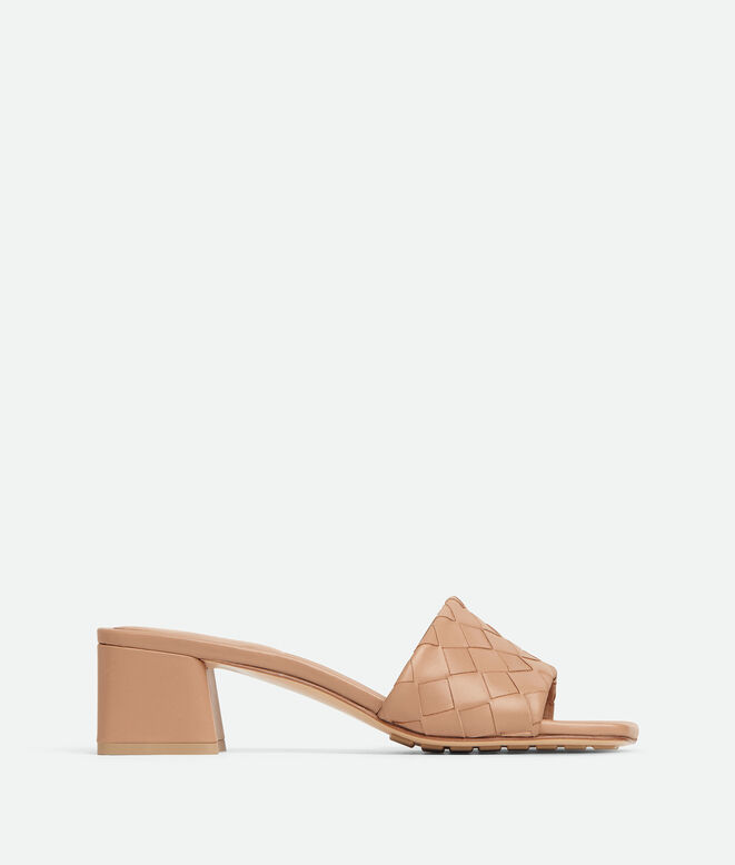 KITTEN HEEL MULE SANDAL, , hi-res