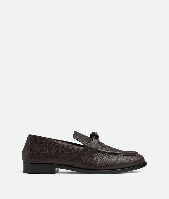 LOAFER WITH LEATHER KNOT, , hi-res