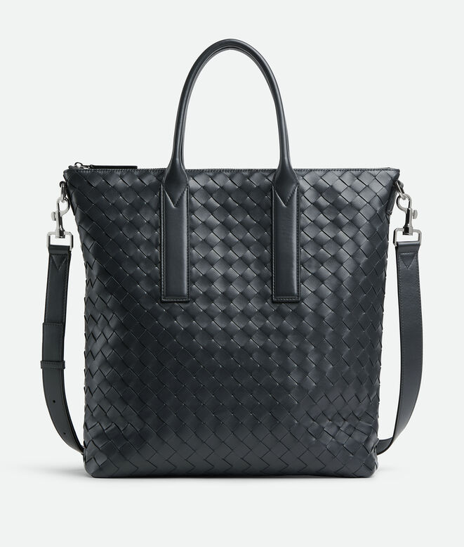 INTRECCIATO ZIPPED NORTH-SOUTH TOTE, , hi-res