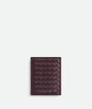 Flap card case in Intrecciato piccolo calf leather., , hi-res