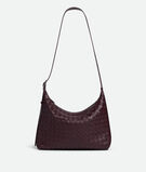 Hobo bag in Intrecciato deer skin with adjustable strap., , hi-res