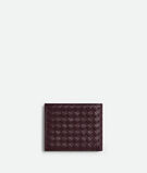 Bi-fold wallet in Intrecciato piccolo calf leather., , hi-res