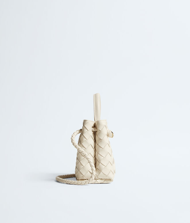 Top handle bag in supple Intrecciato leather with signature knot detail and sliding cross-body strap., , hi-res