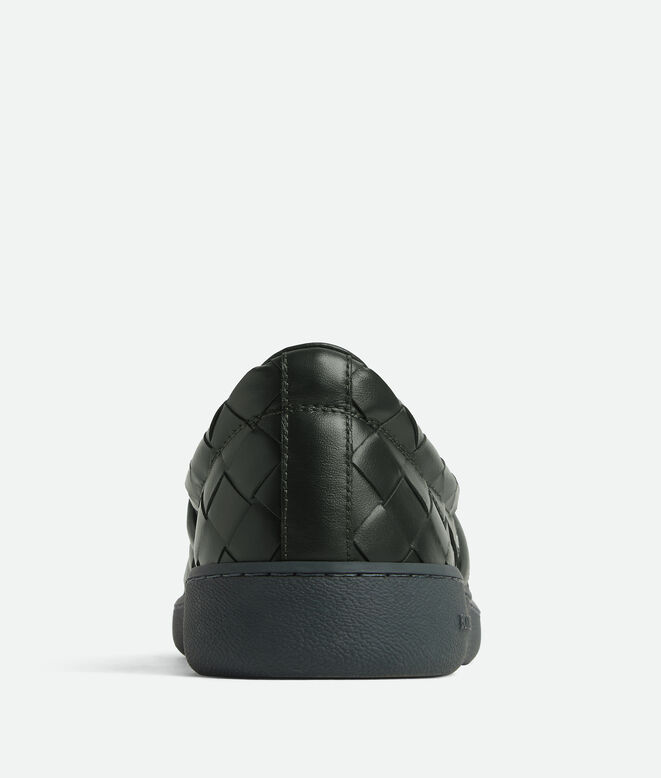 Slip-on sneaker realised with all-over Intrecciato craftsmanship in soft calfskin., , hi-res