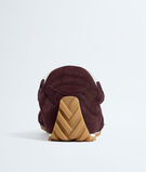 Low-top lace-up sneaker in soft suede and lightweight nylon., , hi-res