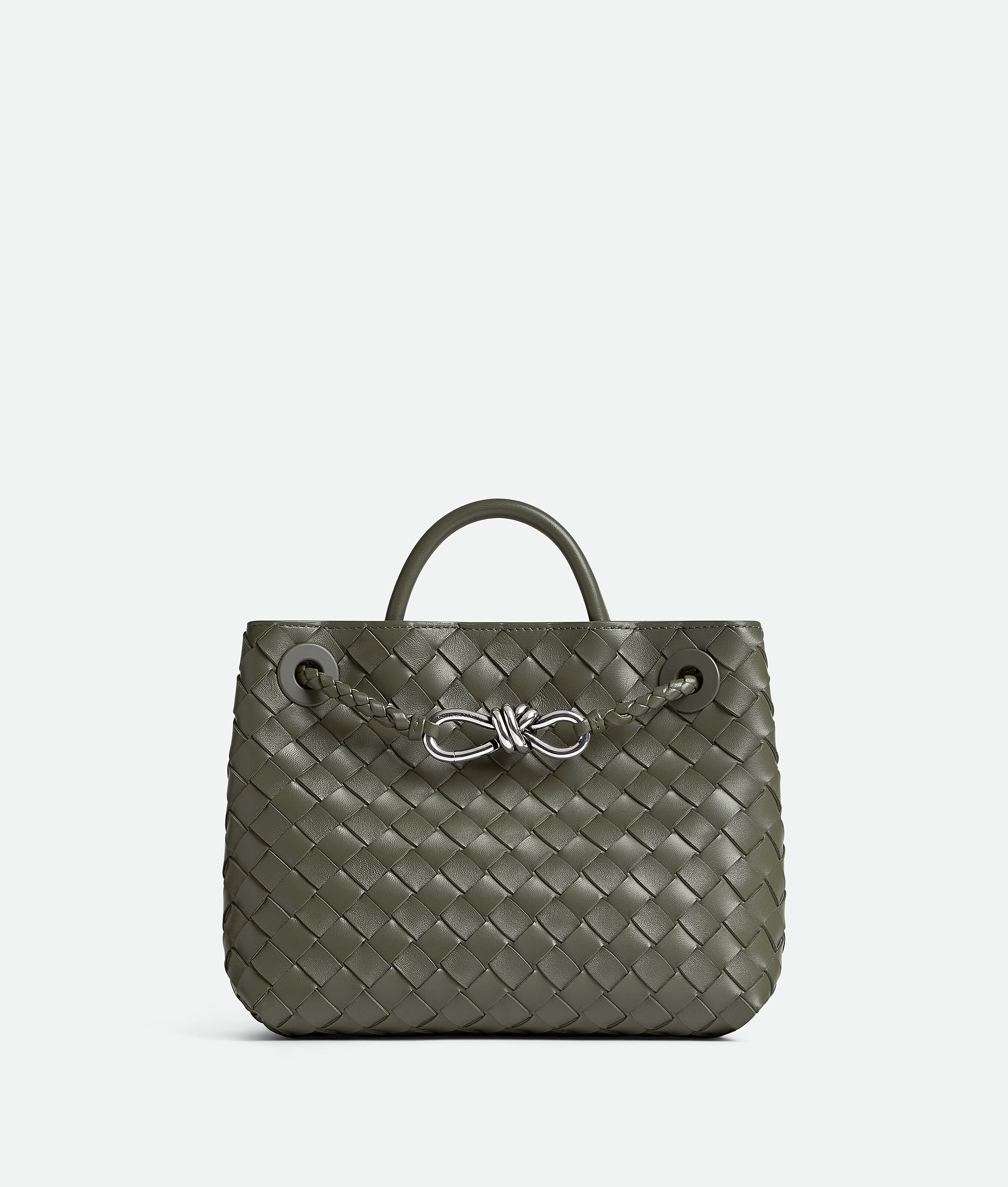 Bottega Veneta Top handle bag in supple Intrecciato leather with