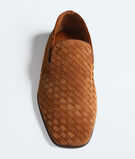 Slipper realised in supple suede with all-over Intrecciato craft., , hi-res