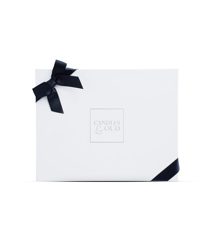 5 Piece Mini Candle Set with Black ribbon, , hi-res