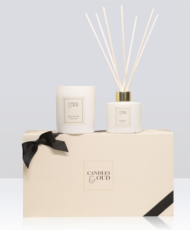 Heavenly Oud Candle Diffuser Set, , hi-res