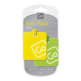 Luggage Tag Twin - Luggage Accessories Yellow &amp; Green, , hi-res