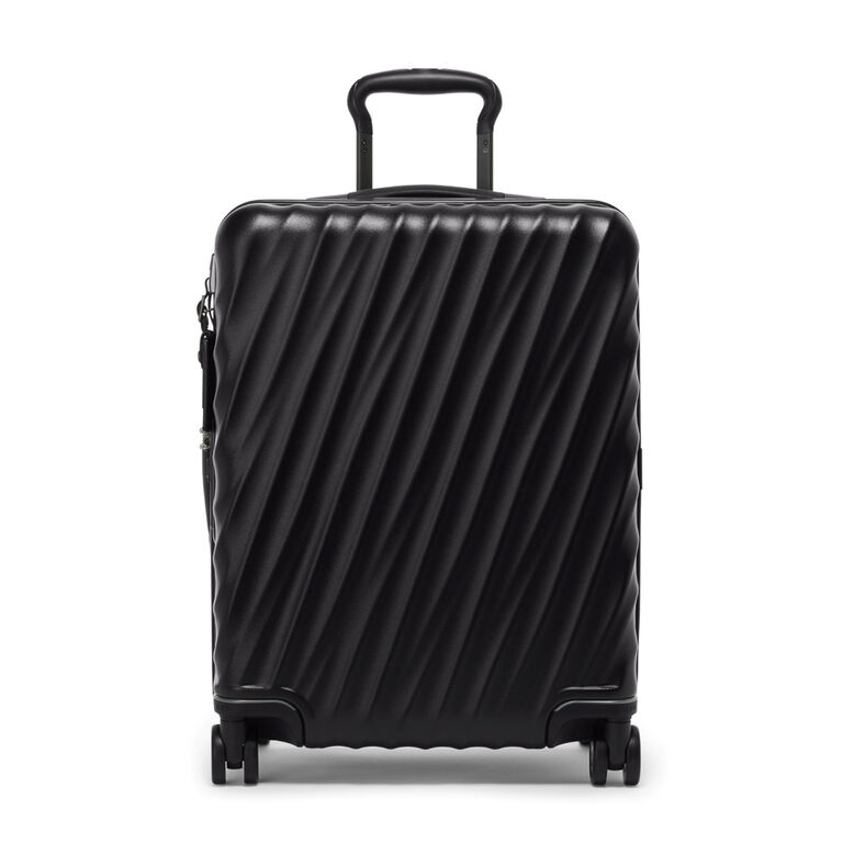 Continental Slim Carry On Suitcase - 19 Degree Poly Black, , hi-res