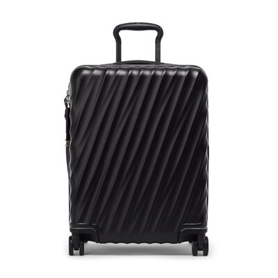 Continental Slim Carry On Suitcase - 19 Degree Poly Black,