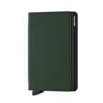 Slim Wallet - Matte Green & Black Green