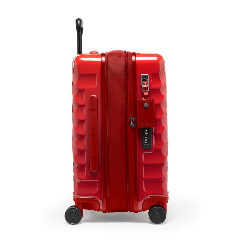 International Expandable 4 Wheel Carry On 55cm - 19 Degree Poly Red, , hi-res