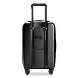 56cm Front Pocket Carry On Spinner Suitcase - Sympatico 3.0 Black, , hi-res