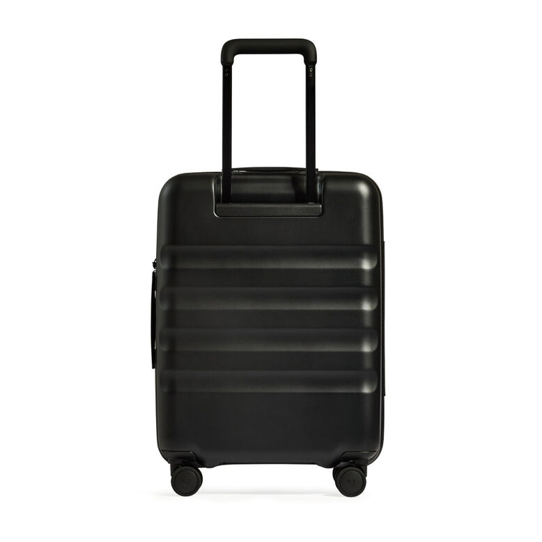 55cm Cabin Suitcase With Pocket - Icon Stripe Black, , hi-res
