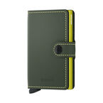 Mini Wallet - Matte Green & Lime Green