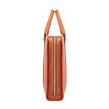 Palissy Slim Leather Briefcase Cognac/Grey, , hi-res