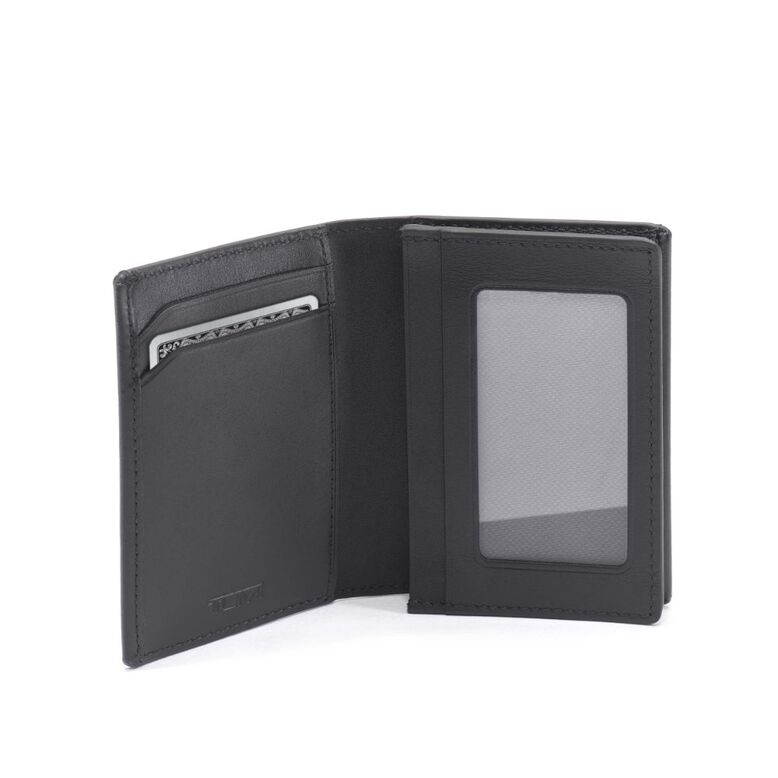 Gusseted Card Case - Nassau Black Smooth, , hi-res