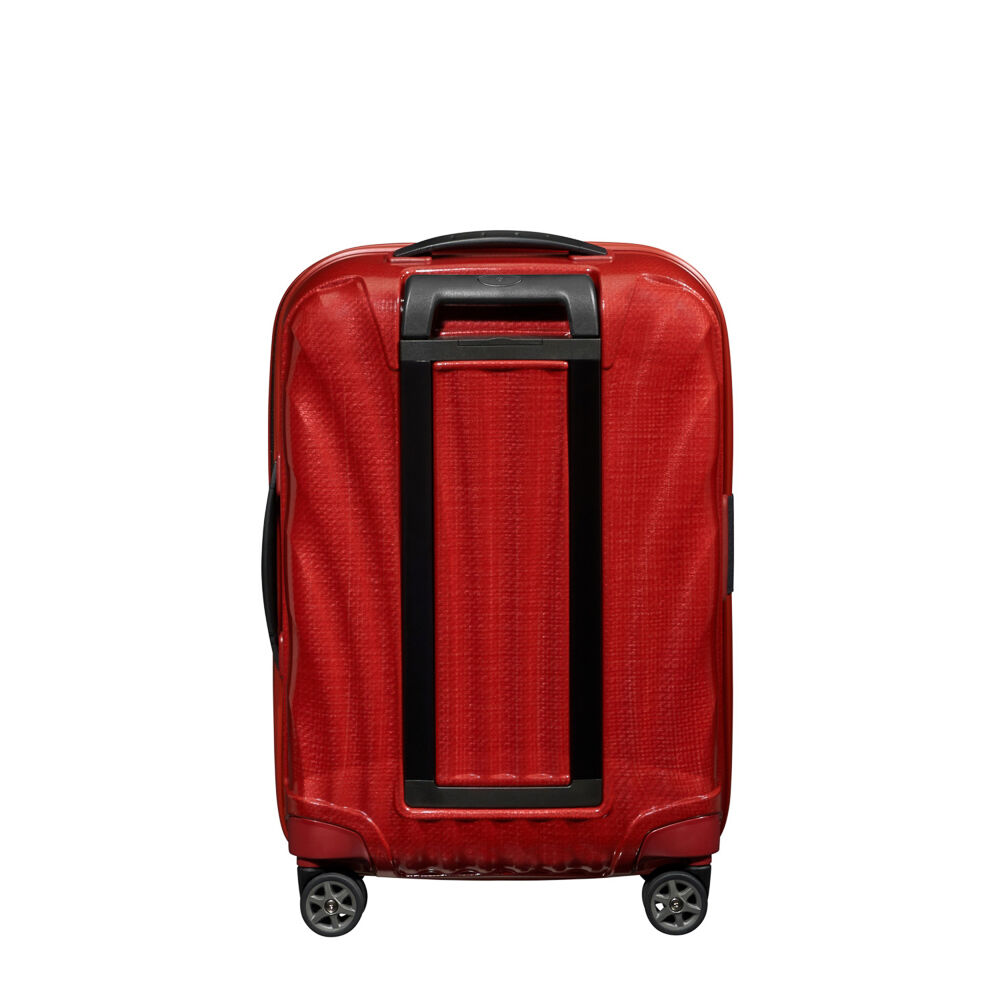 Samsonite 55cm Expandable Carry On Spinner C Lite Chilli Red Suitcase Carry on Heathrow Reserve Collect