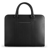 Palissy Double - Wide Leather Briefcase Black/Grey, , hi-res