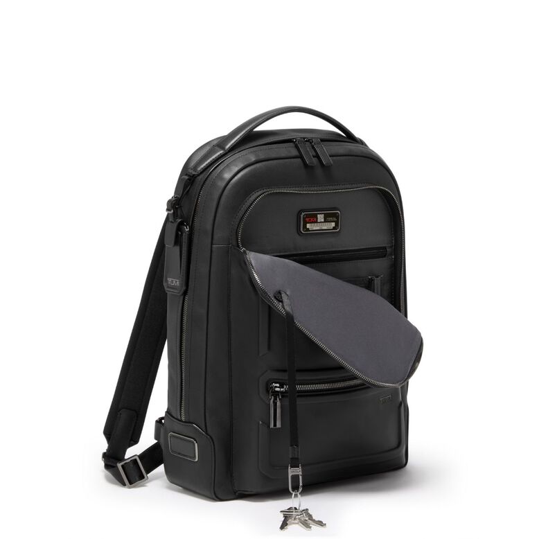 Bradner Backpack - Harrison Leather Black, , hi-res