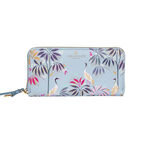 Large Zip Around Purse - Crane Garden