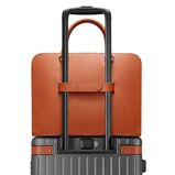 Leather Suitcase Smart Holder Attachment Strap Cognac, , hi-res