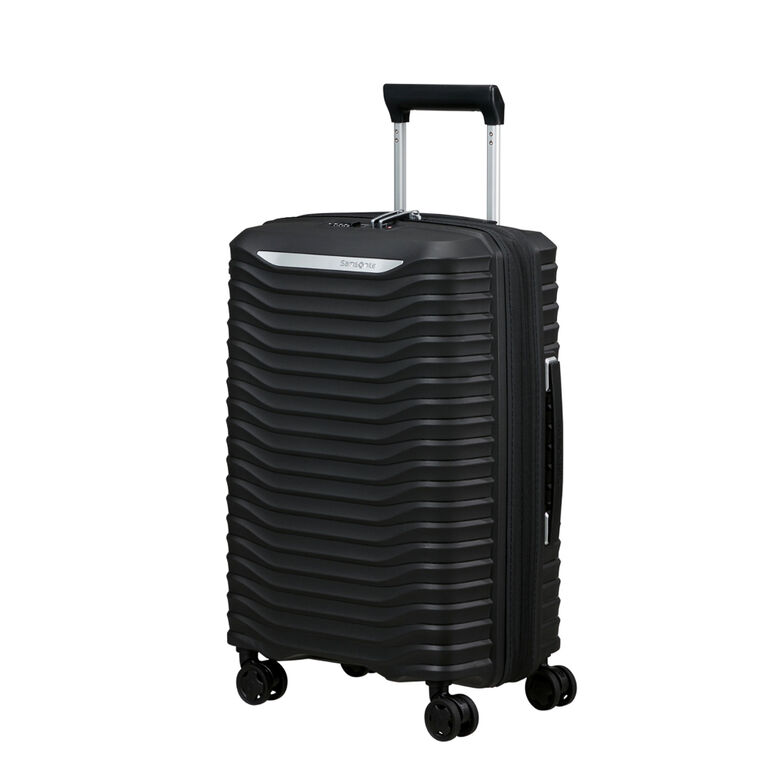 55cmx35cm Carry On Spinner Suitcase - Upscape Black, , hi-res