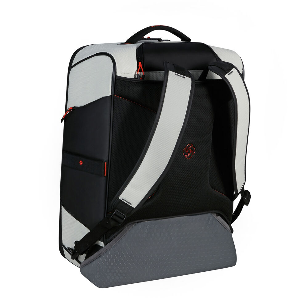 Samsonite 55Cm Wheeled Backpack Ecodiver Cloud White Backpack Heathrow Reserve Collect