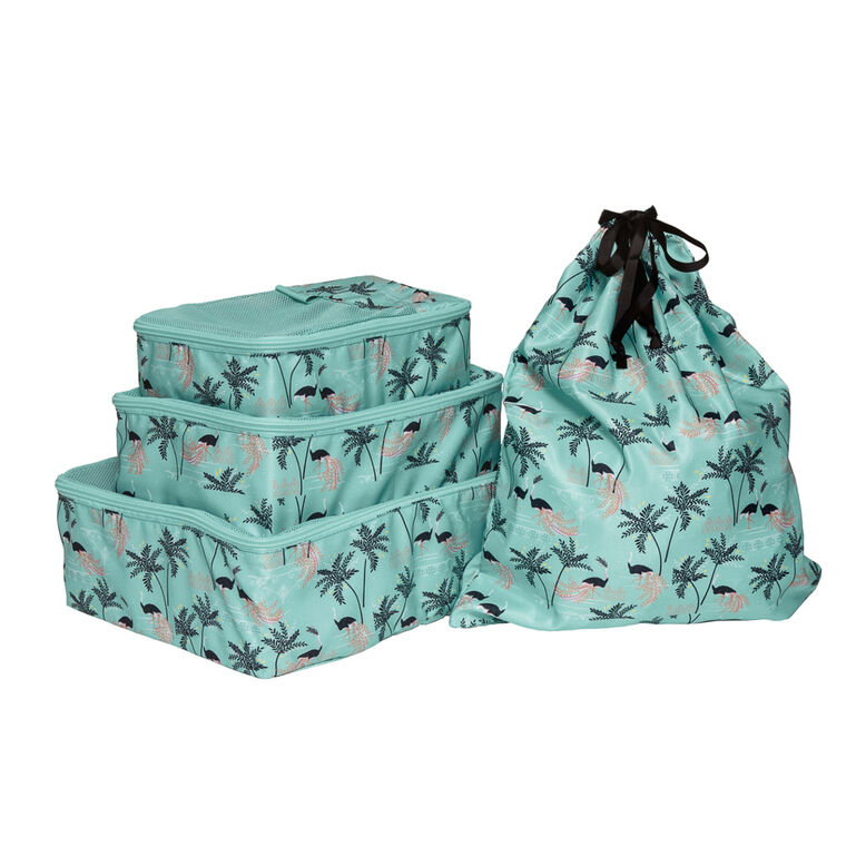 Packing Cube Set - Ostrich Green, , hi-res
