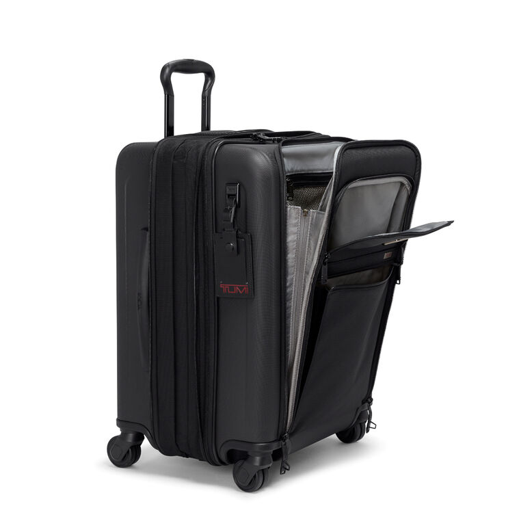 Continental Dual Access 4 Wheel Carry On 56cm - Alpha Hybrid Black, , hi-res