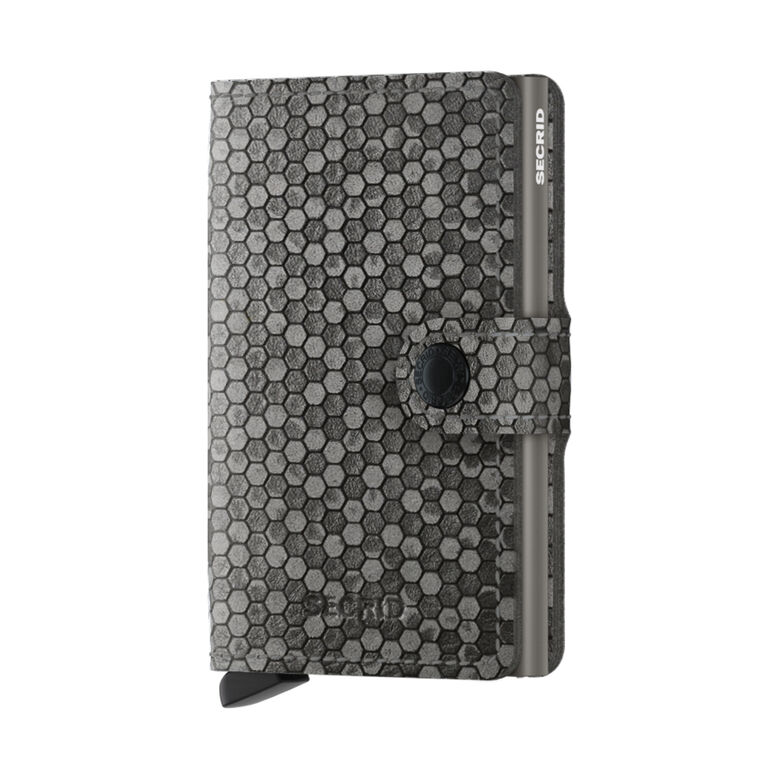 Mini Wallet - Hexagon Grey, , hi-res