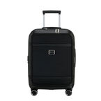 55cm Carry On Front Pocket Suitcase - Image Black