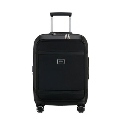 55cm Carry On Front Pocket Suitcase - Image Black,