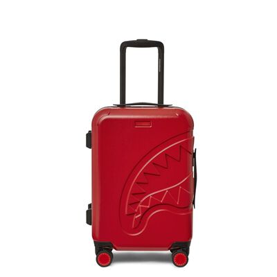 Carry-On Luggage - Split Cheetah Red